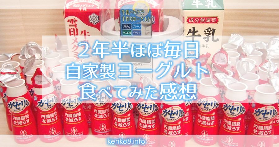 ヨーグルトメーカーで自家製を食べた